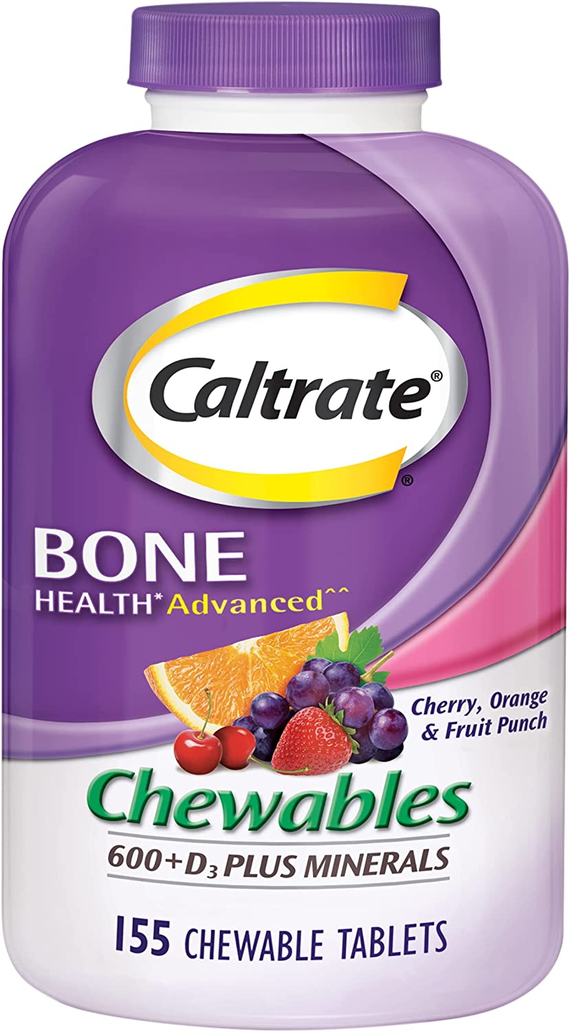 Caltrate Chewables 600 Plus D3 Plus Minerals Calcium Vitamin D