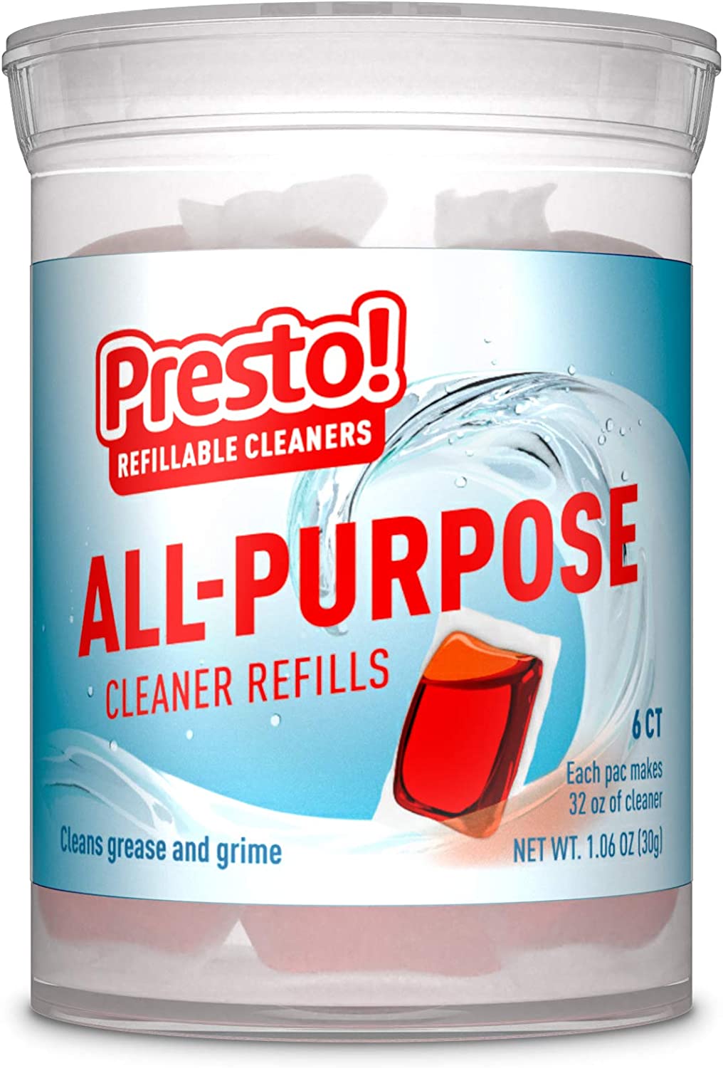 All-Purpose Cleaner Refills Safely cleans nonporous surfaces