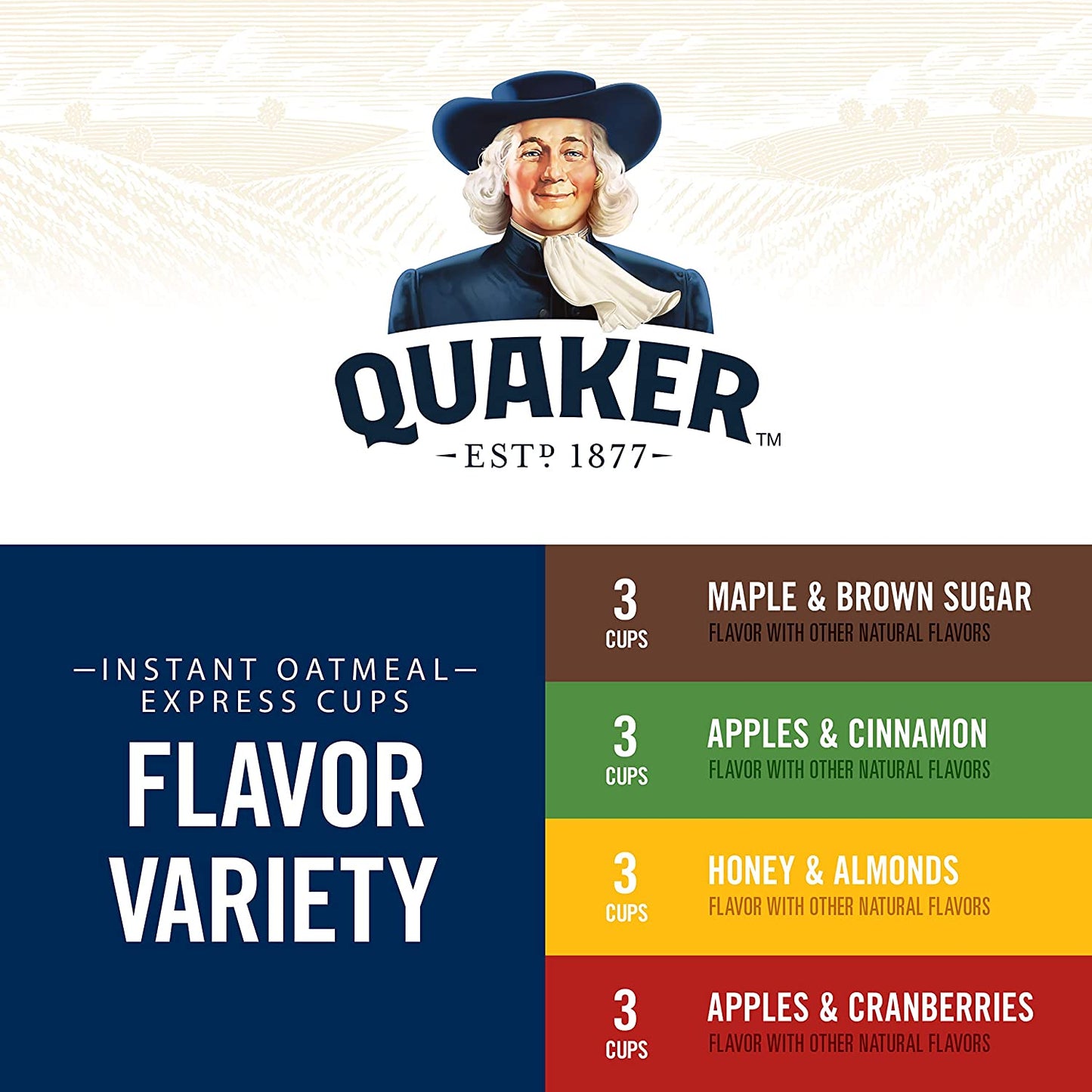 Quaker Instant Oatmeal Express Cups