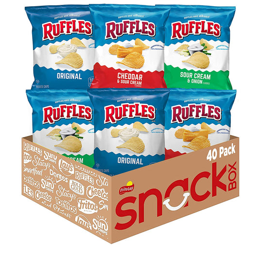 Ruffles Potato Chips Variety Pack,