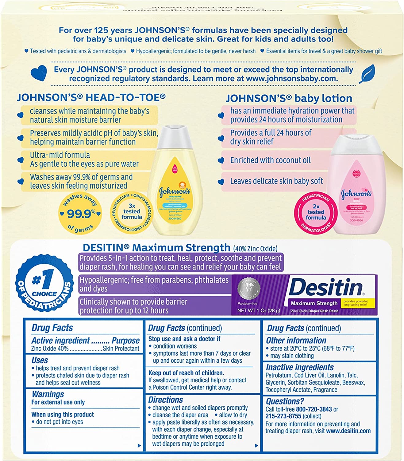 Johnson's Baby Care Essentials Gift Set