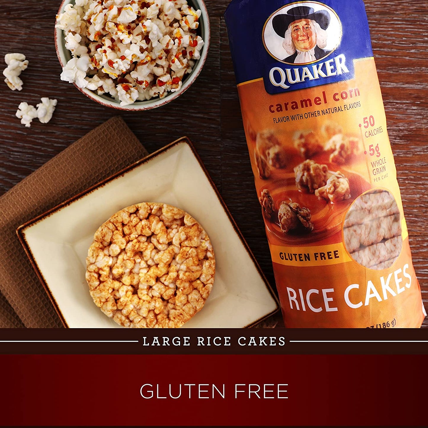 Quaker Large Rice Cakes, Gluten Free